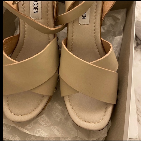 Steve Madden Marsha lthr Sandles sz8 NIB - Picture 1 of 5